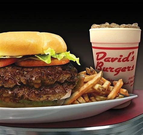 Davids burgers - View the Menu of Davids Burgers Cabot in 1848 West Main Street, Suite A, Cabot, AR. Share it with friends or find your next meal. Our mission at David's Burgers is to build culture like FAMILY, where...